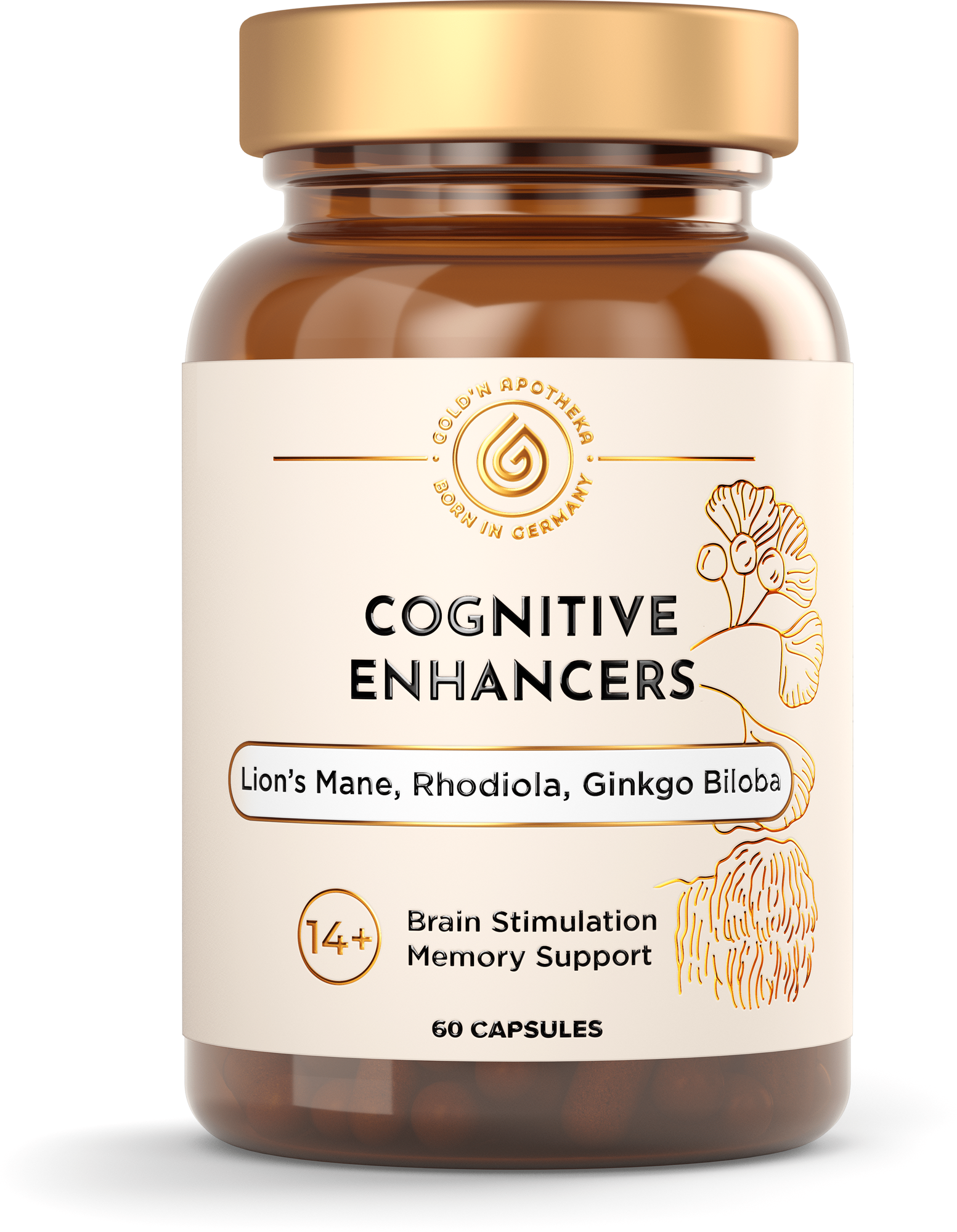 GOLD'N APOTHEKA Cognitive Enhancers капсулы 60 шт