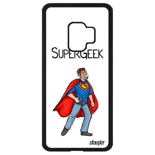 фото Чехол для телефона samsung galaxy s9, "супергик" комичный шутка utaupia