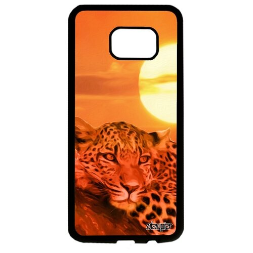 фото Чехол на смартфон samsung galaxy s7 edge, "леопард" гепард пантера utaupia