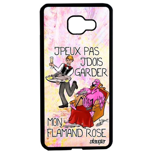 фото Чехол для смартфона galaxy a5 2016, "не могу - у меня фламинго!" юмор карикатура utaupia