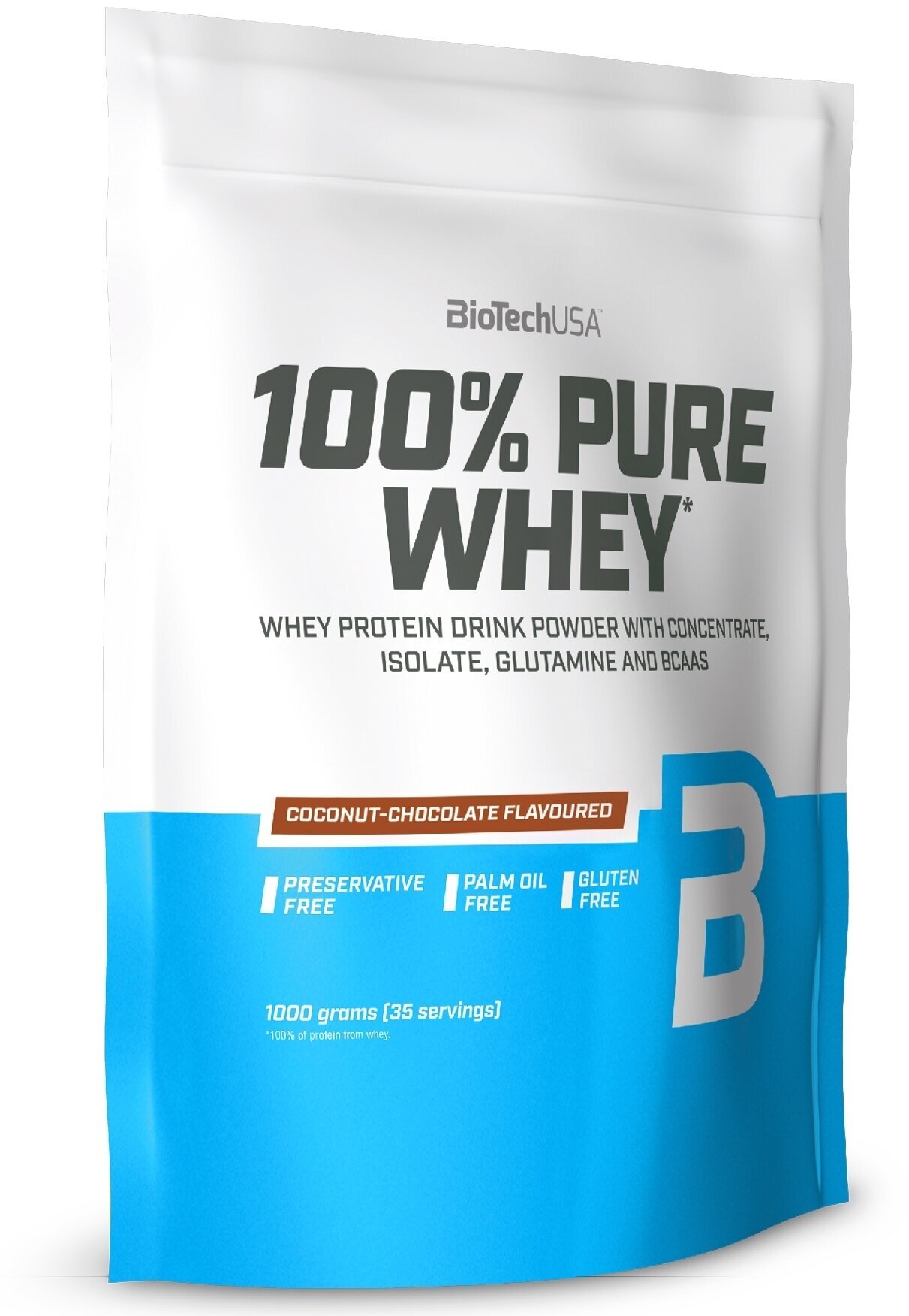 BioTechUSA 100% Pure Whey 1000 гр., шоколад-кокос