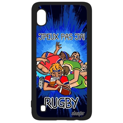 фото Чехол на мобильный samsung galaxy a10, "не могу - у меня регби!" игра спорт utaupia