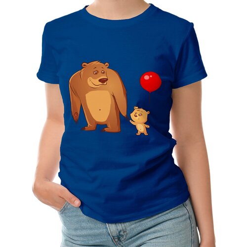 фото Футболка roly, размер l, синий