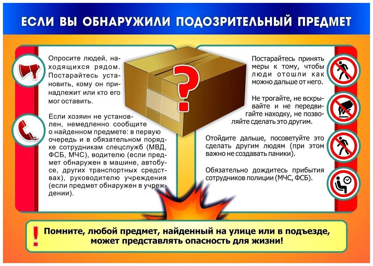 Комплект плакатов "Безопасность в общественных местах" (8 плакатов). - фото №5