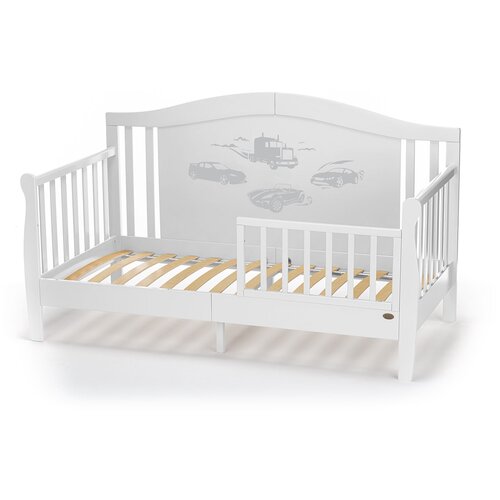 фото Детская кровать-диван nuovita stanzione verona div macchina (bianco/белый)