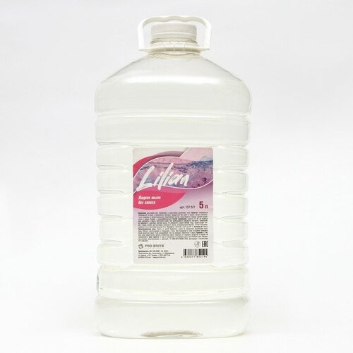 Жидкое мыло Lillian без запаха, 5 л жидкое мыло profit soap neutral без запаха 5 л 9502107