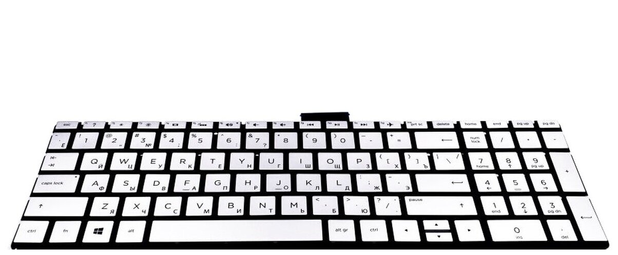 Клавиатура для HP 15s-eq2038ur ноутбука с подсветкой