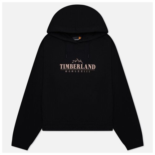 Женская толстовка Timberland Season Logo Hoodie чёрный, Размер M