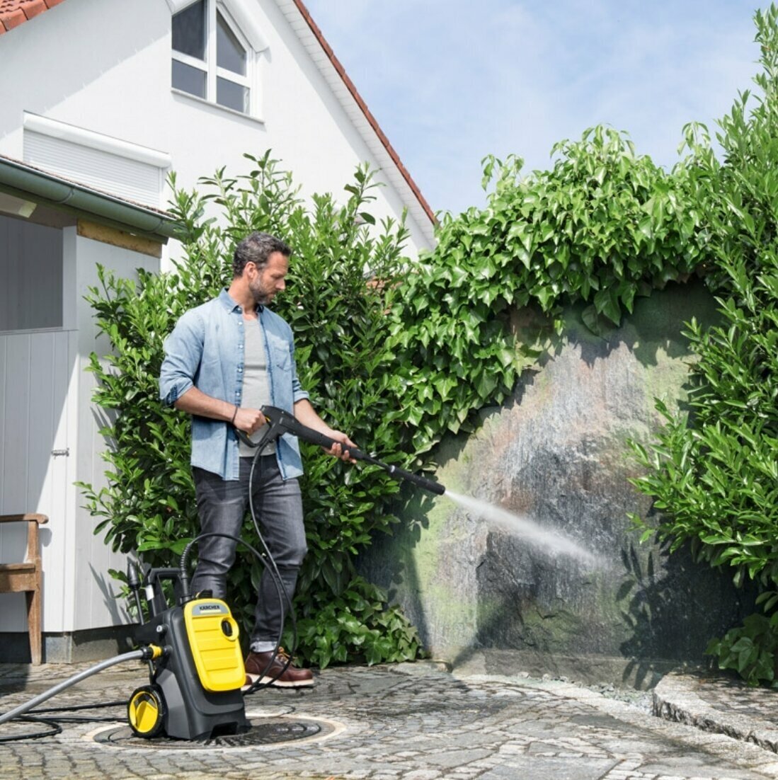 Karcher мойка высокого давления K 5 comp Черный, Желтый 500 l/h 2100 W1.630-750.0 - фотография № 11