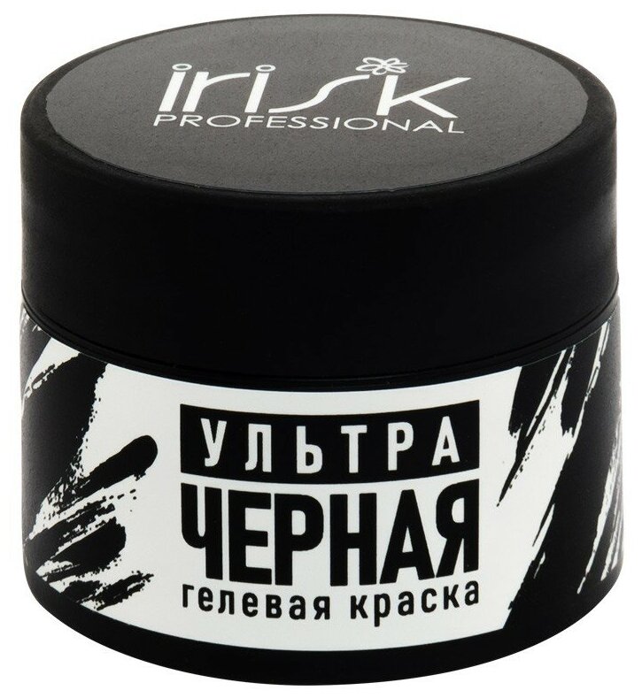 Irisk, краска гелевая "Ультра черная", 5 мл