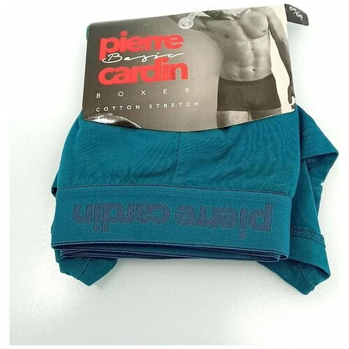 Трусы боксеры Pierre Cardin, средняя посадка, размер 2XL, зеленый