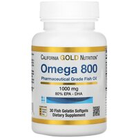 California Gold Nutrition Omega 800 Fish oil капс., 300 г, 30 шт.