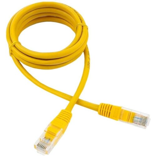 Сетевой кабель Gembird Cablexpert UTP cat.5e 2m Yellow PP10-2M/Y