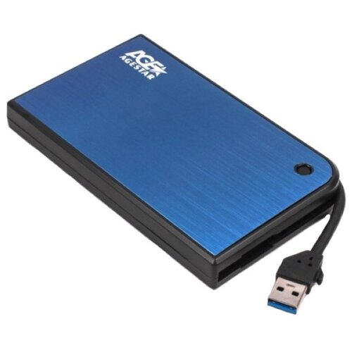 Корпус для HDD/SSD AGESTAR 3UB2A14 синий