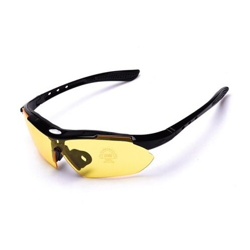 Солнцезащитные очки FILINN, черный, желтый