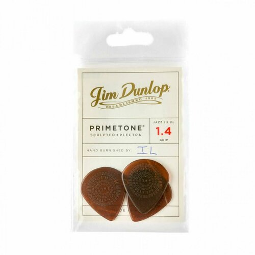 Dunlop 520P140 Primetone Jazz III XL 3Pack Медиаторы, 3 шт