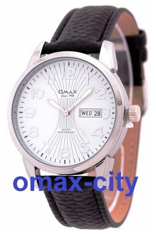 Наручные часы OMAX Quartz, черный, белый