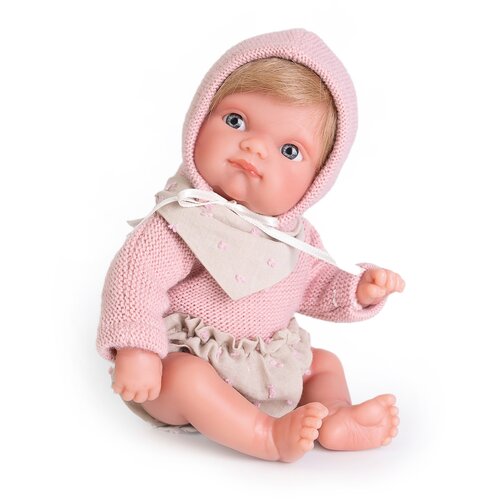 Кукла-пупс виниловая Antonio Juan 85211 Глаша в сумочке-переноске, 21 см, испанские куклы, подарок на день рождения девочке, на праздник дочке кукла глаша пупс 40см
