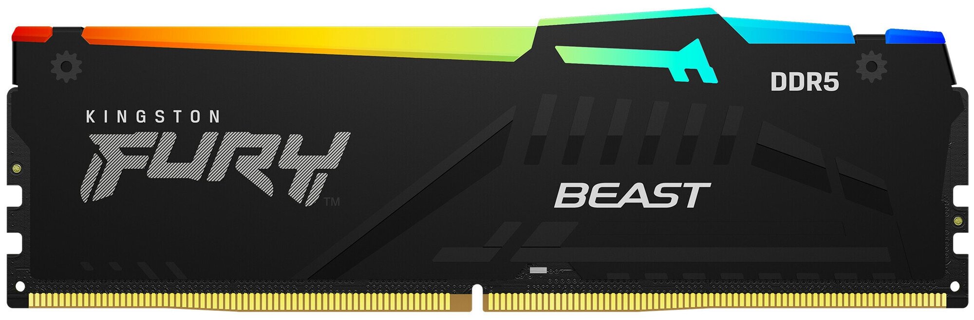 Оперативная память Kingston FURY Beast Black RGB CL40 (Kit of 2) DDR 5 DIMM 64Gb 5600Mhz (KF556C40BBAK2-64) - фото №5
