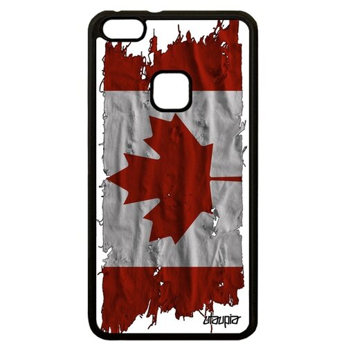 фото Чехол для мобильного p10 lite, "флаг канады на ткани" страна патриот utaupia