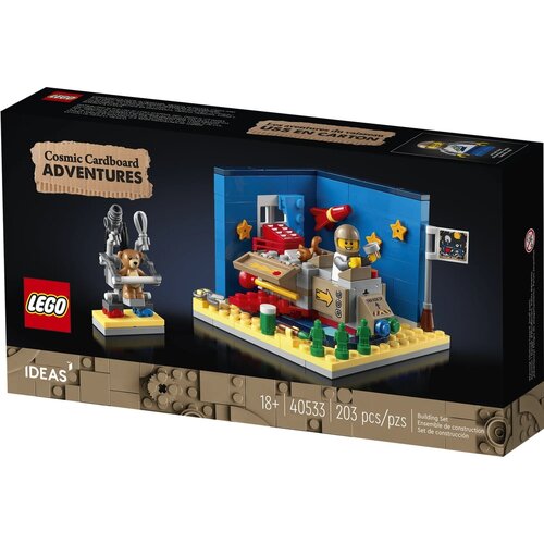 Конструктор LEGO Ideas 40533 Космические картонные приключения конструктор lego ideas 40487 приключение на парусной лодке 330 дет