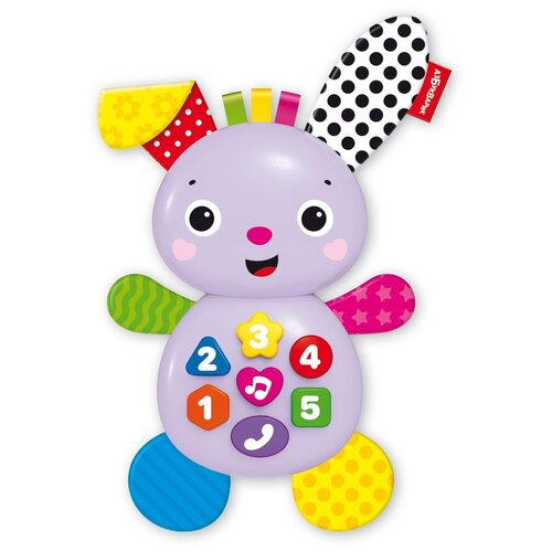 Интерактивная развивающая игрушка Азбукварик Люленьки Веселые малышата Зайка
