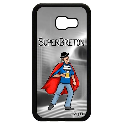 фото Чехол на мобильный galaxy a5 2017, "супербретонец" бретань комичный utaupia