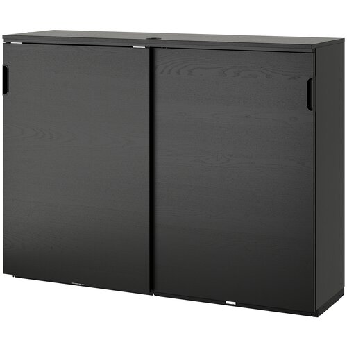 GALANT галант шкаф с раздвижными дверцами 160x120 см ясеневый шпон/черная морилка