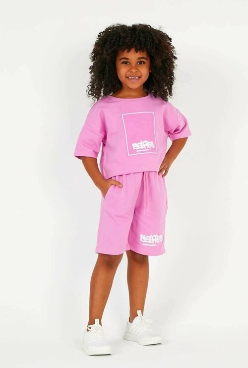 Комплект одежды CIKOBY, размер 3-4 года, розовый