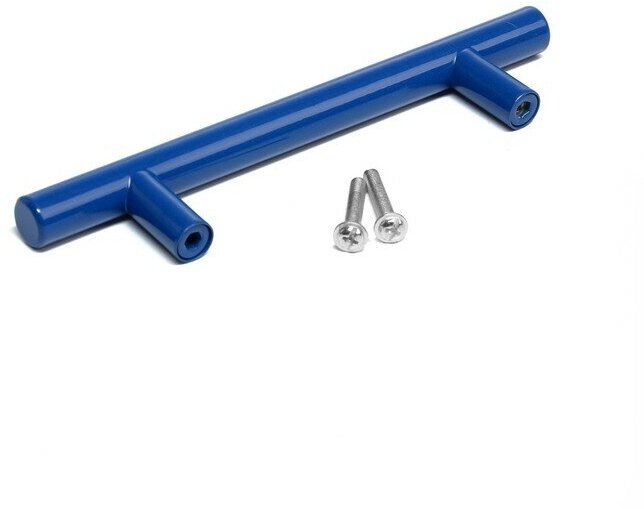 Ручка рейлинг CAPPIO, облегченная, d=12 мм, м/о 96 мм, цвет синий - фотография № 13