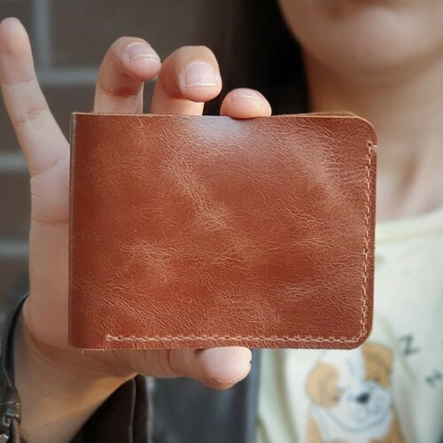 фото Кошелек konkovstudio, натуральная кожа, гладкая фактура, без застежки, отделение для карт, подарочная упаковка, черный