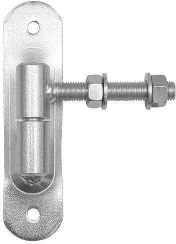 Петля регулируемая с пластиной крепления 150х40, М12. АРТ.61.064