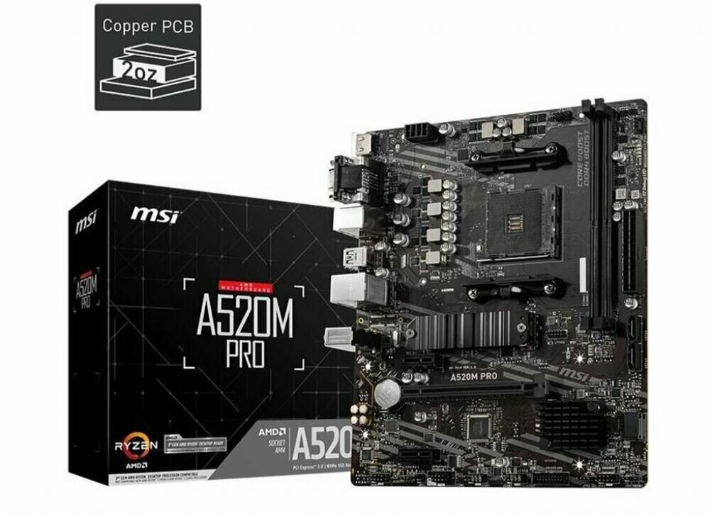 Материнская плата MSI B450M-A PRO MAX