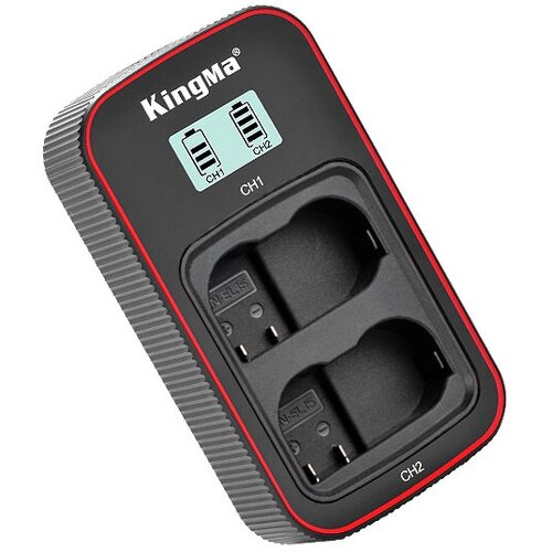 Зарядное устройство Kingma BM058-ENEL15, USB, для 2х Nikon EN-EL15, дисплей