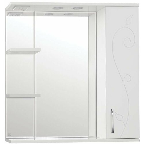 Style Line Зеркало-шкаф Эко Фьюжн Панда 80/С белый