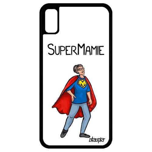 фото Чехол для мобильного iphone xr, "супербабуля" супергерой семья utaupia