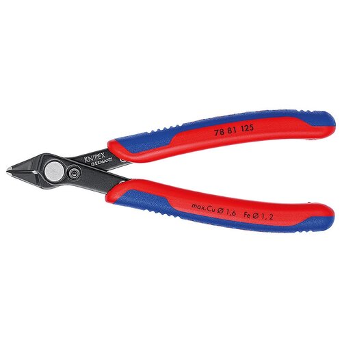 Бокорезы Knipex 78 81 125 125 мм красный/синий бокорезы knipex 78 61 125 125 мм синий черный