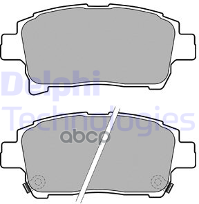 Колодки Торм. пер./Датч. Delphi арт. LP1896
