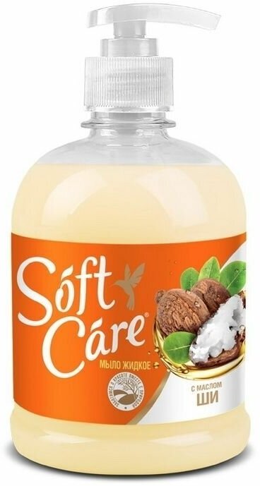 фото ROMAX Жидкое мыло для рук SOFT CARE с маслом Карите, 500 мл