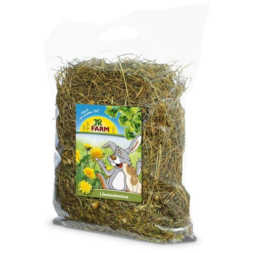 Jr farm 06970 Hay — Dandelion Сено для всех видов грызунов, с луговым одуванчиком, 500гр, 500 гр (3 штуки)