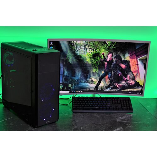 Мощный игровой Компьютер AMD Ryzen 5 2600 , 16Gb DDR4 , GTX 1080 8Gb