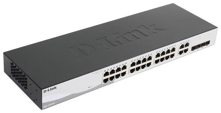 Коммутатор D-LINK 24PORT 10/100/1000 DGS-1210-28/F1A