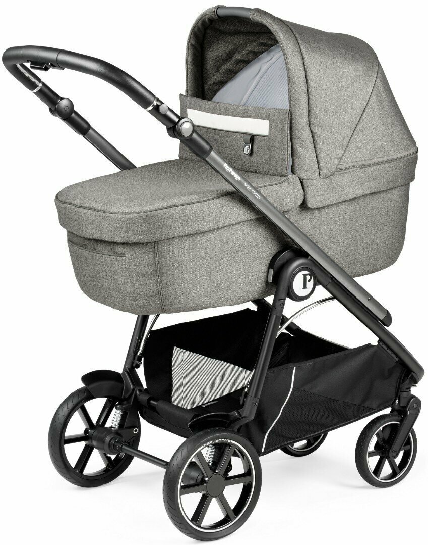 Универсальная коляска Peg-Perego Veloce Combo (2 в 1), city grey, цвет шасси: серый