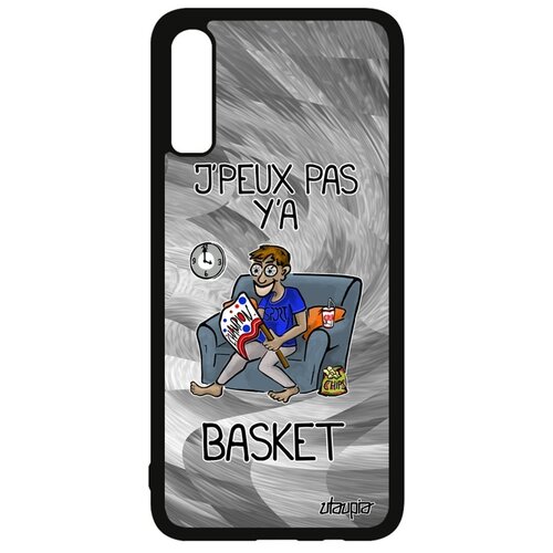фото Чехол на samsung galaxy a70, "не могу - смотрю баскетбол!" нба карикатура utaupia