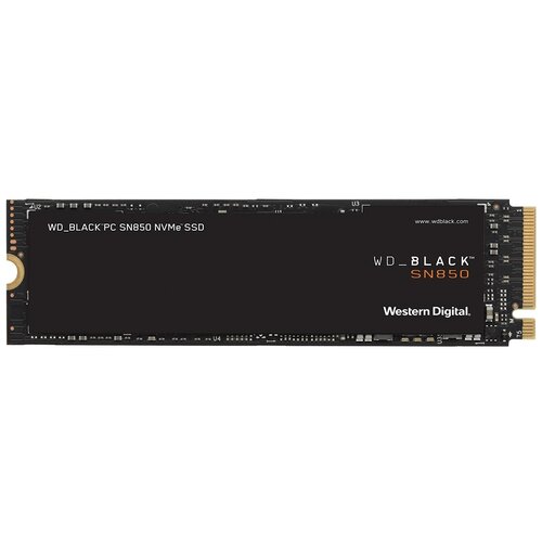 твердотельный накопитель western digital wd black sn850 nvme 500 гб m 2 sn850 wds500g1x0e 00afy0 Твердотельный накопитель Western Digital WD Black NVMe 1 ТБ M.2 WDS100T1X0E