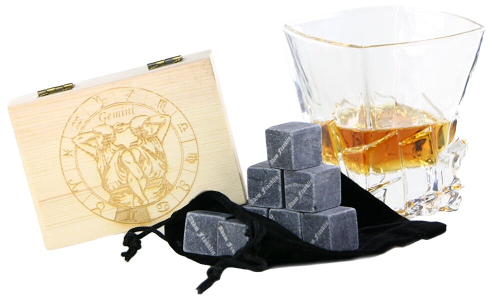 Набор камней для виски в коробочке, Adam Franklin AF-ST-TELEC
