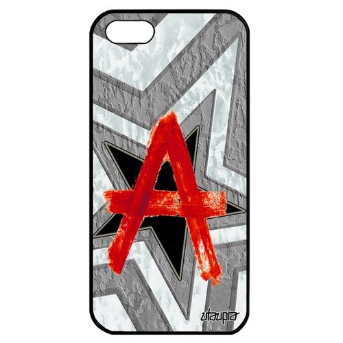фото Чехол на смартфон apple iphone 5 5s se, "анархия" символ саботаж utaupia