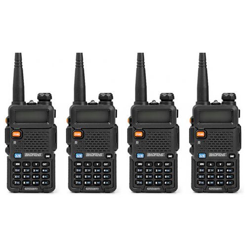 Рация Baofeng UV-5R, 4 шт.