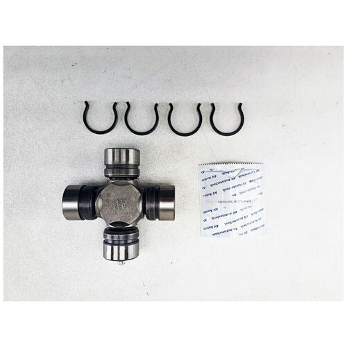 Крестовина карданного вала УАЗ, ГАЗ AV-Autotechnik мелкий ролик, с кольцами, С маслёнкой (в уп)