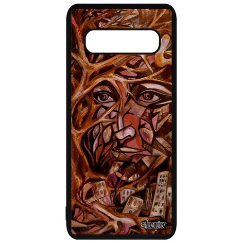 фото Чехол для мобильного samsung galaxy s10 plus, "взгляд" женский абстракция utaupia